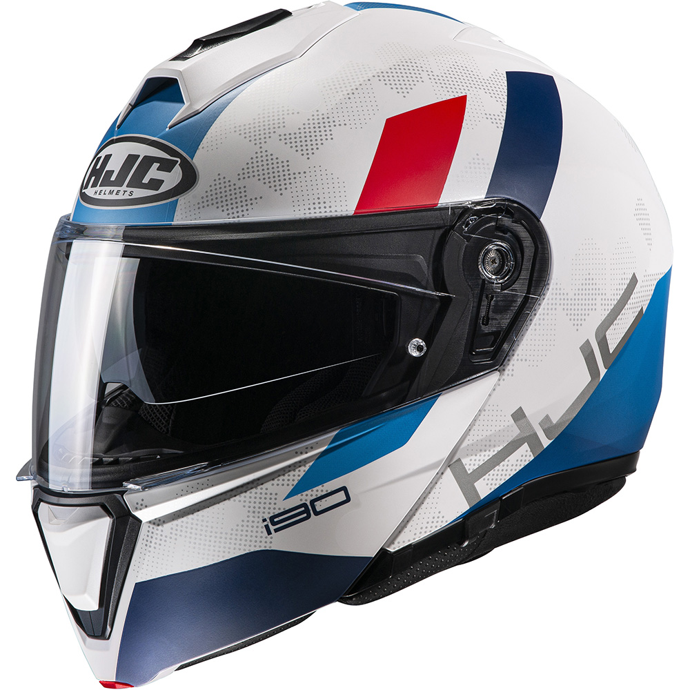 HJC - Casque I90 Syrex MC21SF / Blanc / Bleu / Rouge