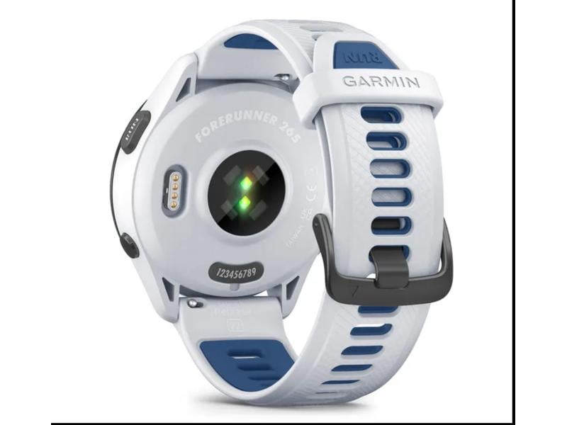 GARMIN Sportuhr Forerunner 265 Music Weiss Smarte Laufuhr