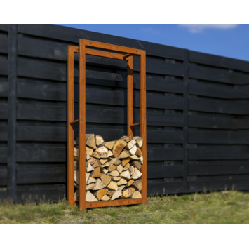 Fancy Flames houtopslag roest L