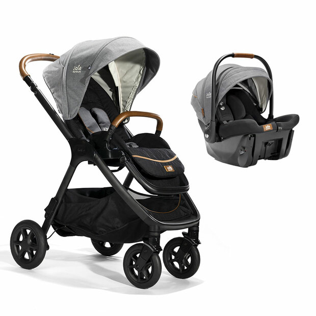 Poussette duo Finiti + Siège Sprint - Carbon - JOIE