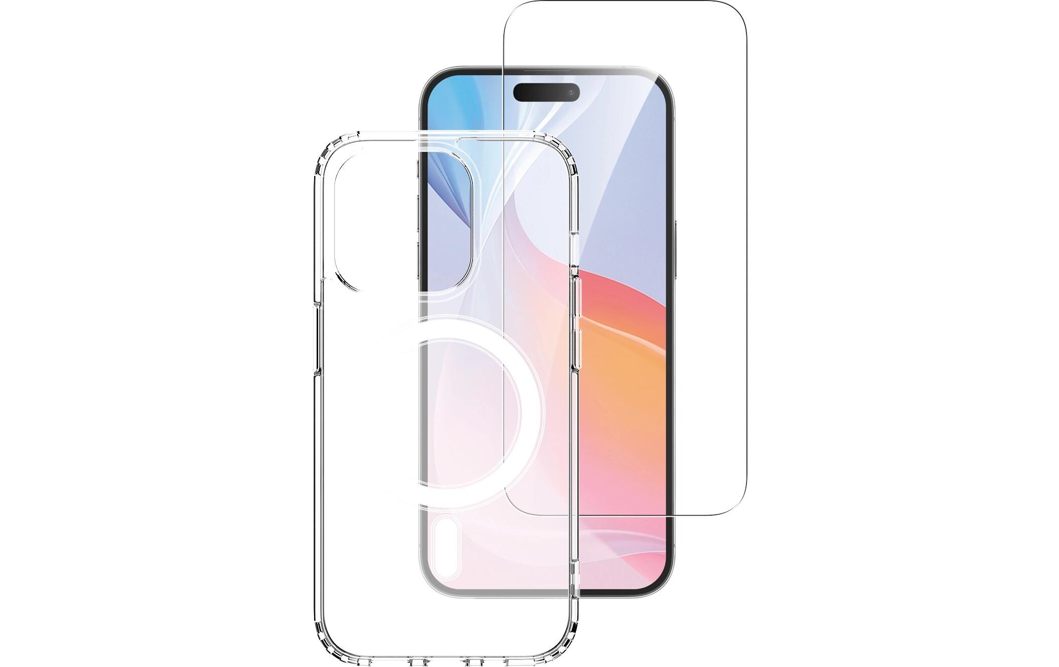 360° Premium Set iPhone 16 Pro MaxSet aus Displayschutzfolie und hochfester Schutzhülle für das iPhone 16 Pro Max