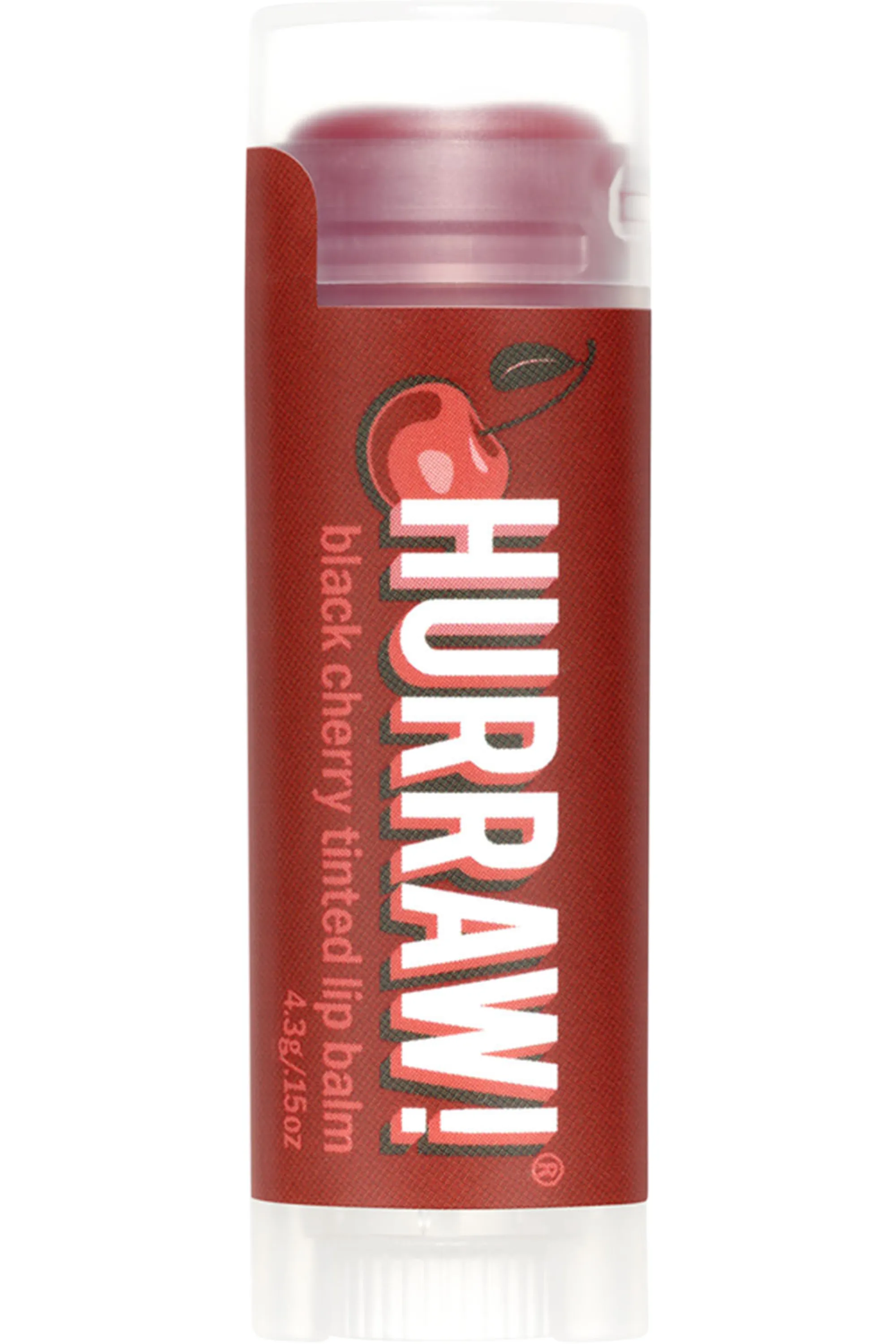 Hurraw! Baume à lèvres naturel teinté Cerise Noire-4.7 g