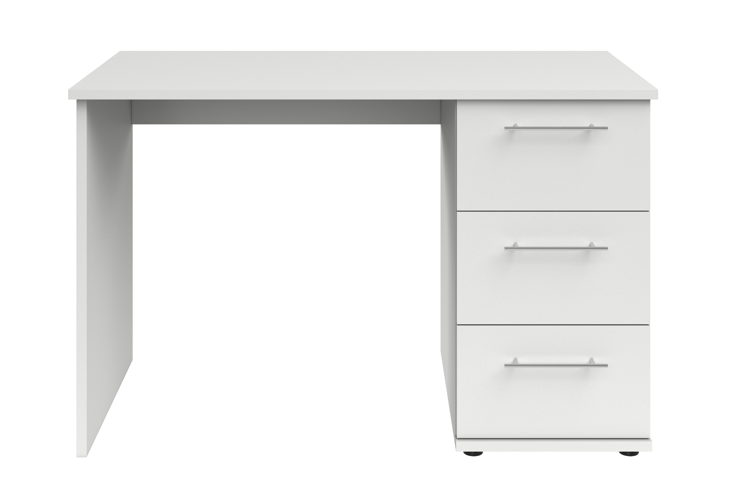 VOGL Möbelfabrik Schreibtisch »Tobi, optional mit Tastaturauszug,« mit 3 Schubkästen, Breite 115 cm, Made in Germany