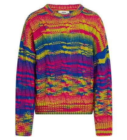 Mads Nørgaard Bluse - Wolle/Acryl - Kolly Pullover - Purple Mult