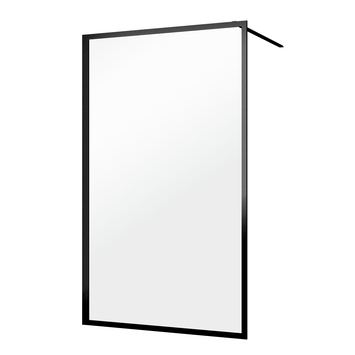 Inloopdouche A3 Contour Zwart 118x200cm