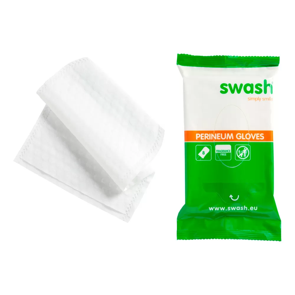 Swash Perineum Gloves 14x22 cm, u. duft - 8 stk.