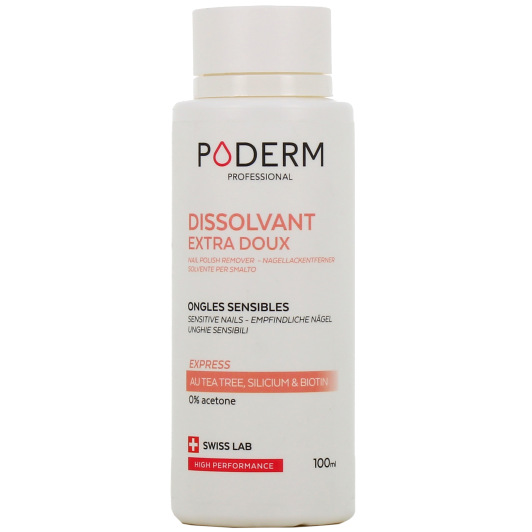 Poderm dissolvant extra doux : ongles sensibles, fragilisés