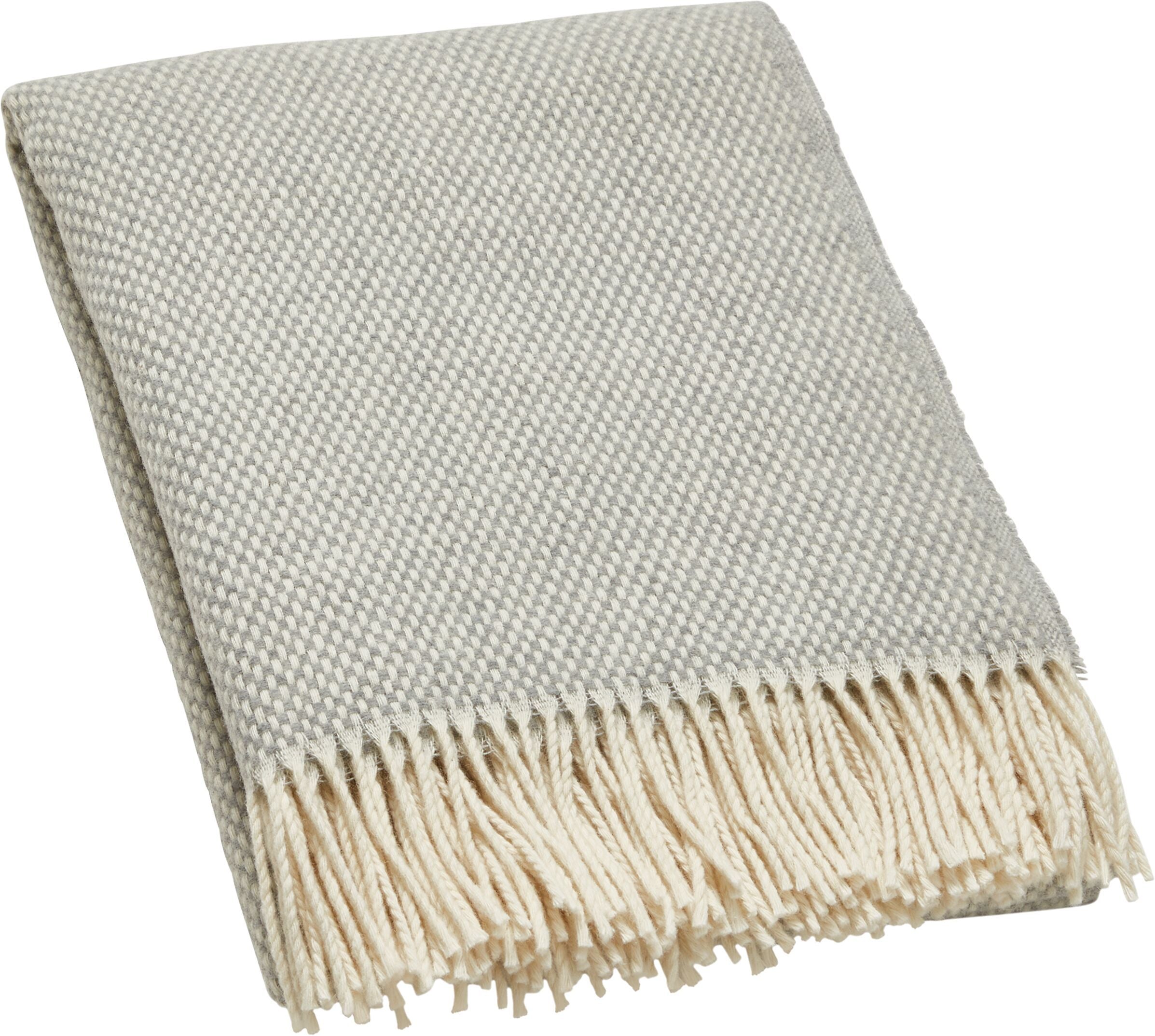 KIMA Decke - Hellgrau / B: 130.0 cm x H: 180.0 cm