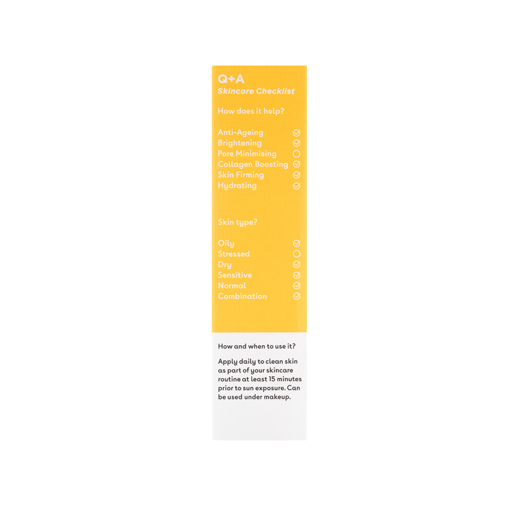 Q+A Face Sunscreen SPF 50 Renewing50 ml