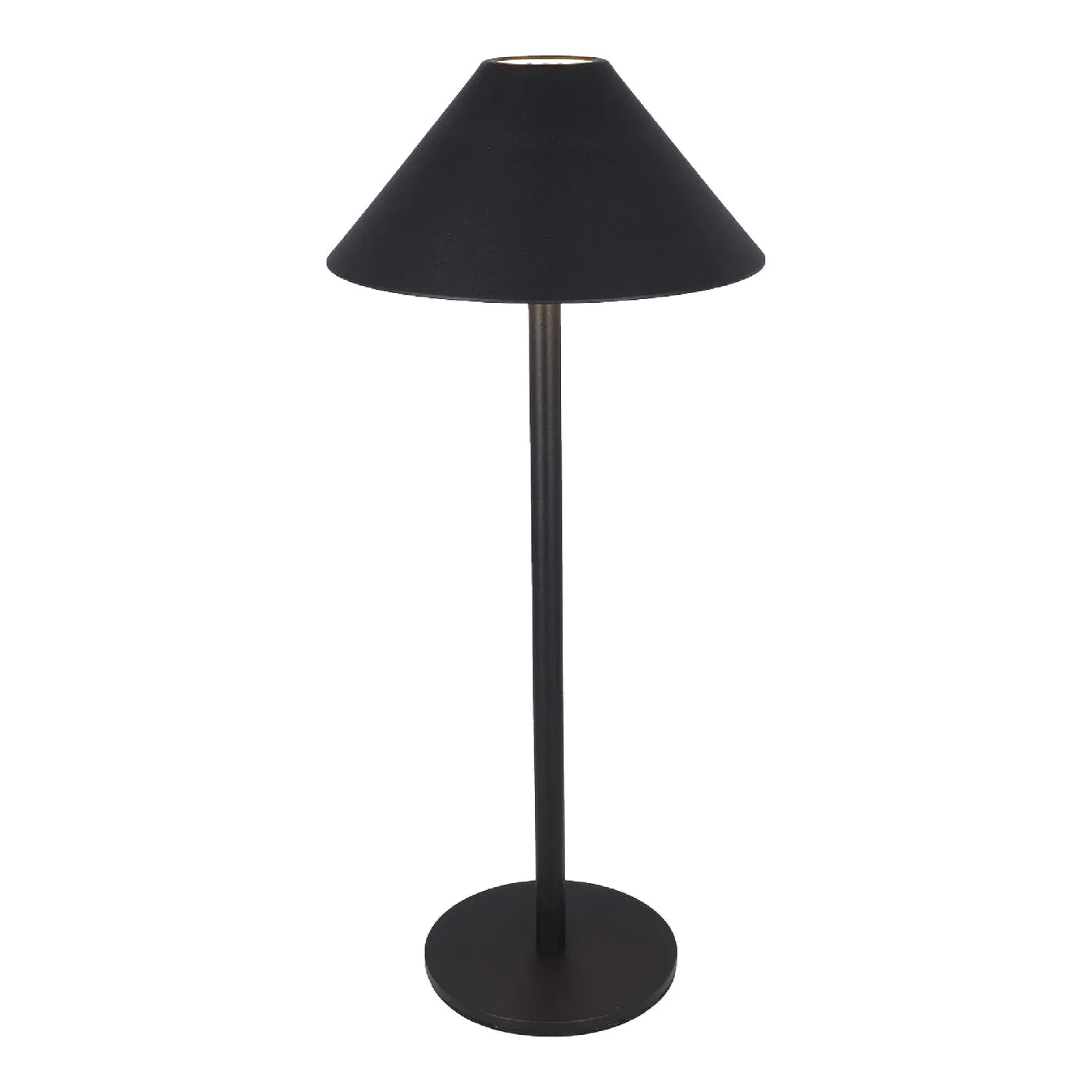 LED-Tischlampe Schirm, schwarz, 34 cm
