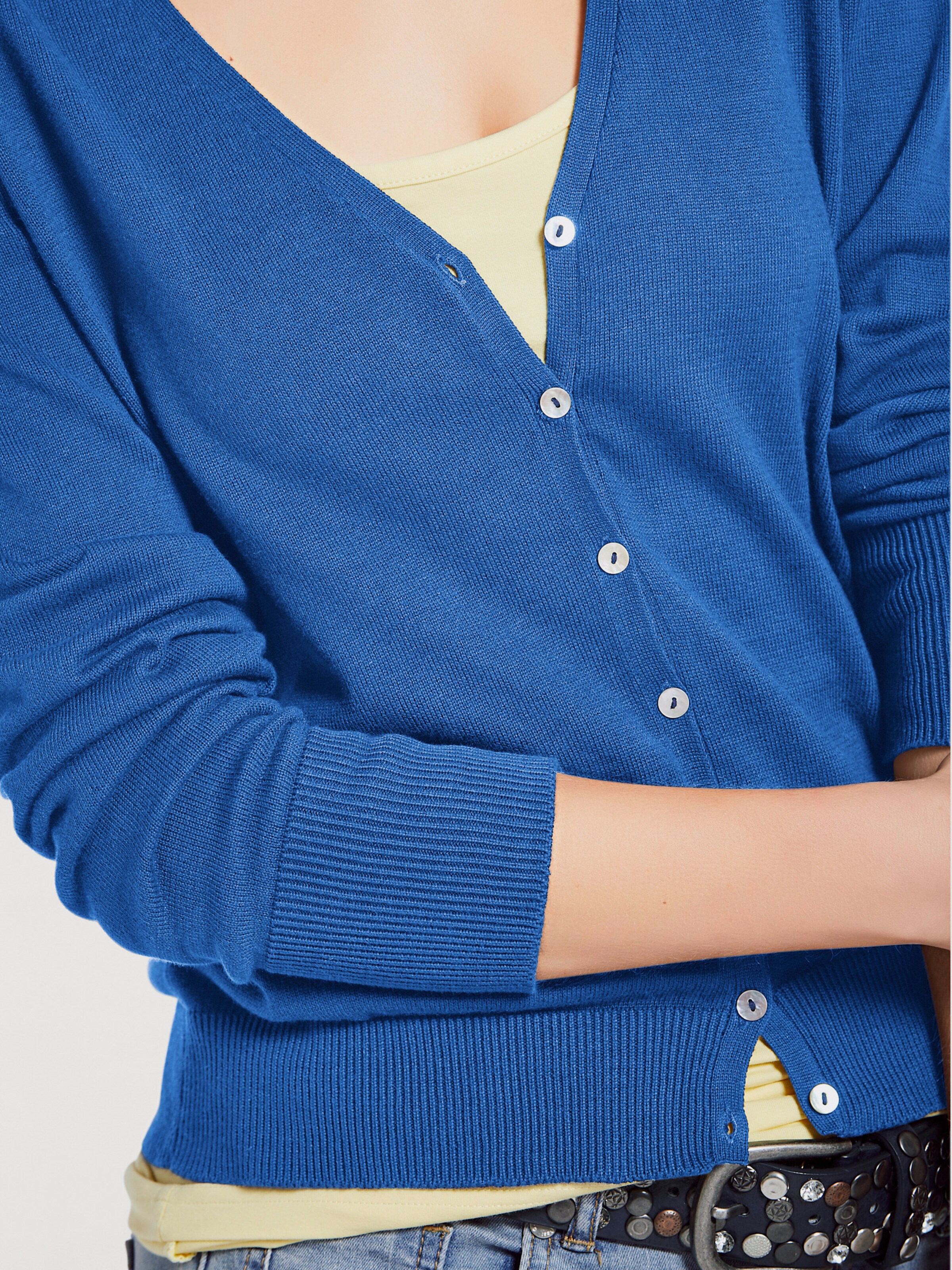 Feinstrickjacke
