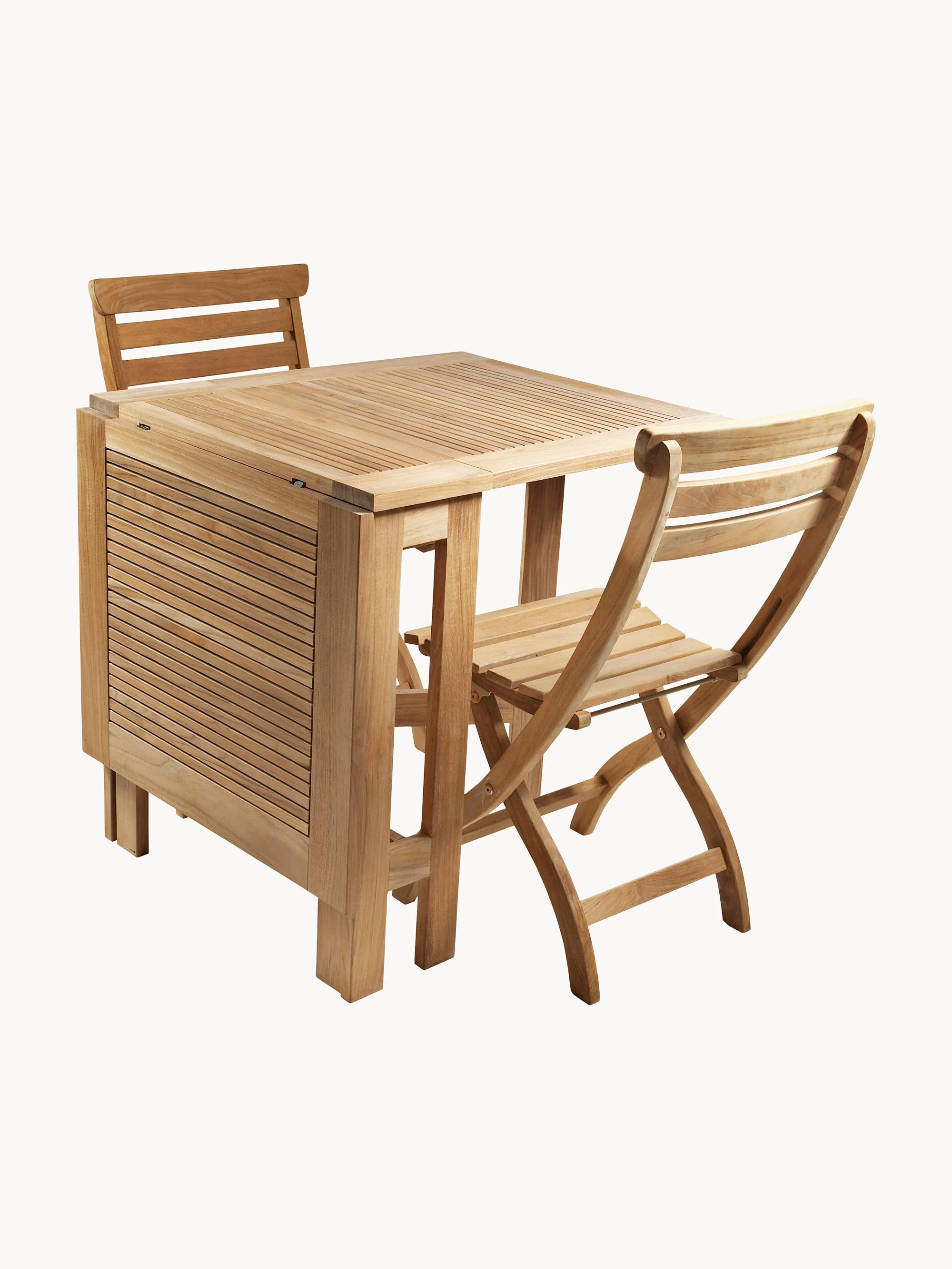 Uitschuifbare teakhouten tuintafel Butterfly