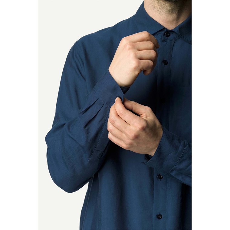 Houdini M's Tree Longsleeve Shirt Big Blue Light