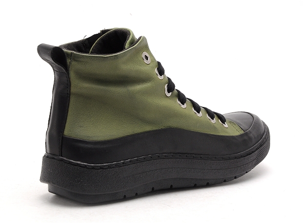 Chacal boots bottine plates femme 6555 vert