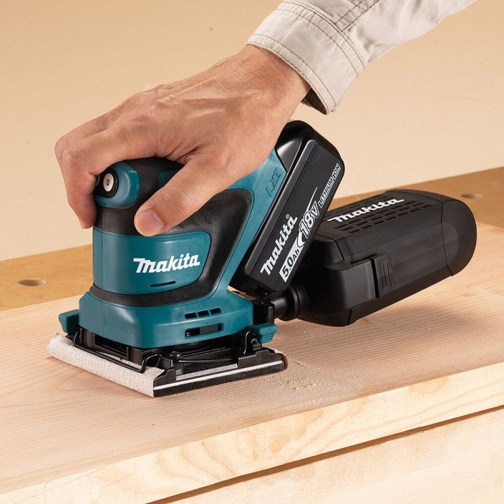PLANSLIPER MAKITA DBO481Z LXT 18V UTEN BATTERI
