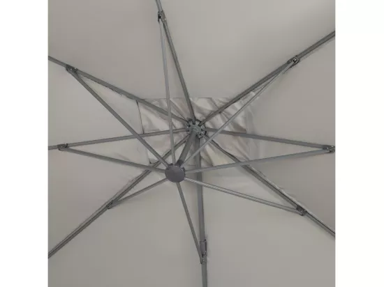 Parasol jardin déporté Alu 