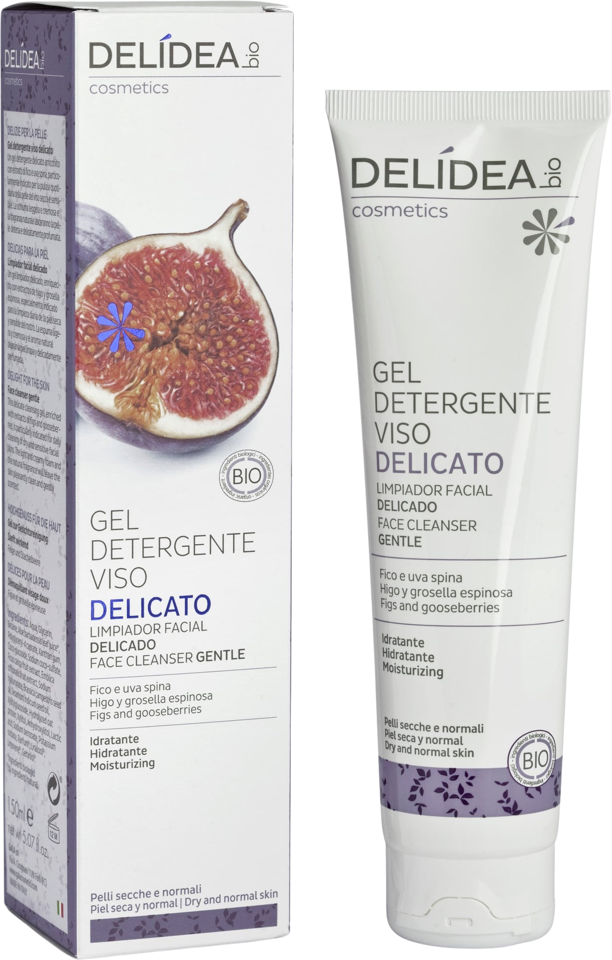 DELIDEA   Fig & Gooseberries Gentle Face Cleanser, 150 ml