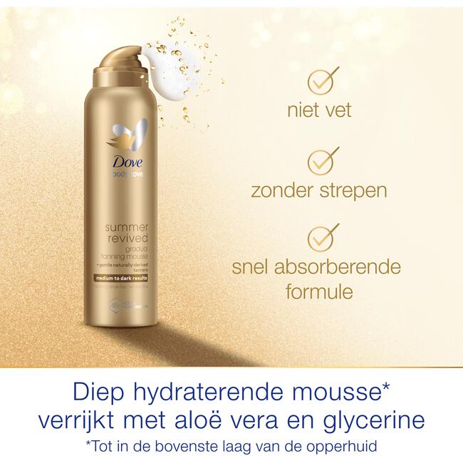 Dove DermaSpa Summer Revived Medium-Dark Tanning Mousse