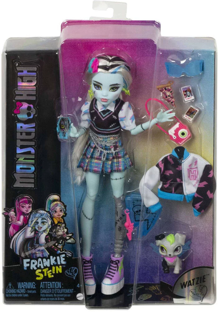 MONSTER HIGH -  POUPEE FRANKIE STEIN AVEC ANIMAL