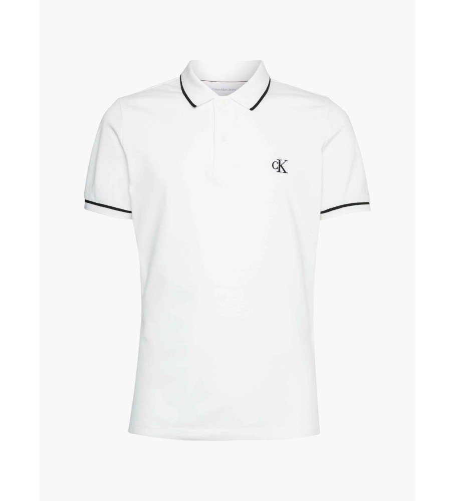 Polo Slim Branca da Calvin Klein