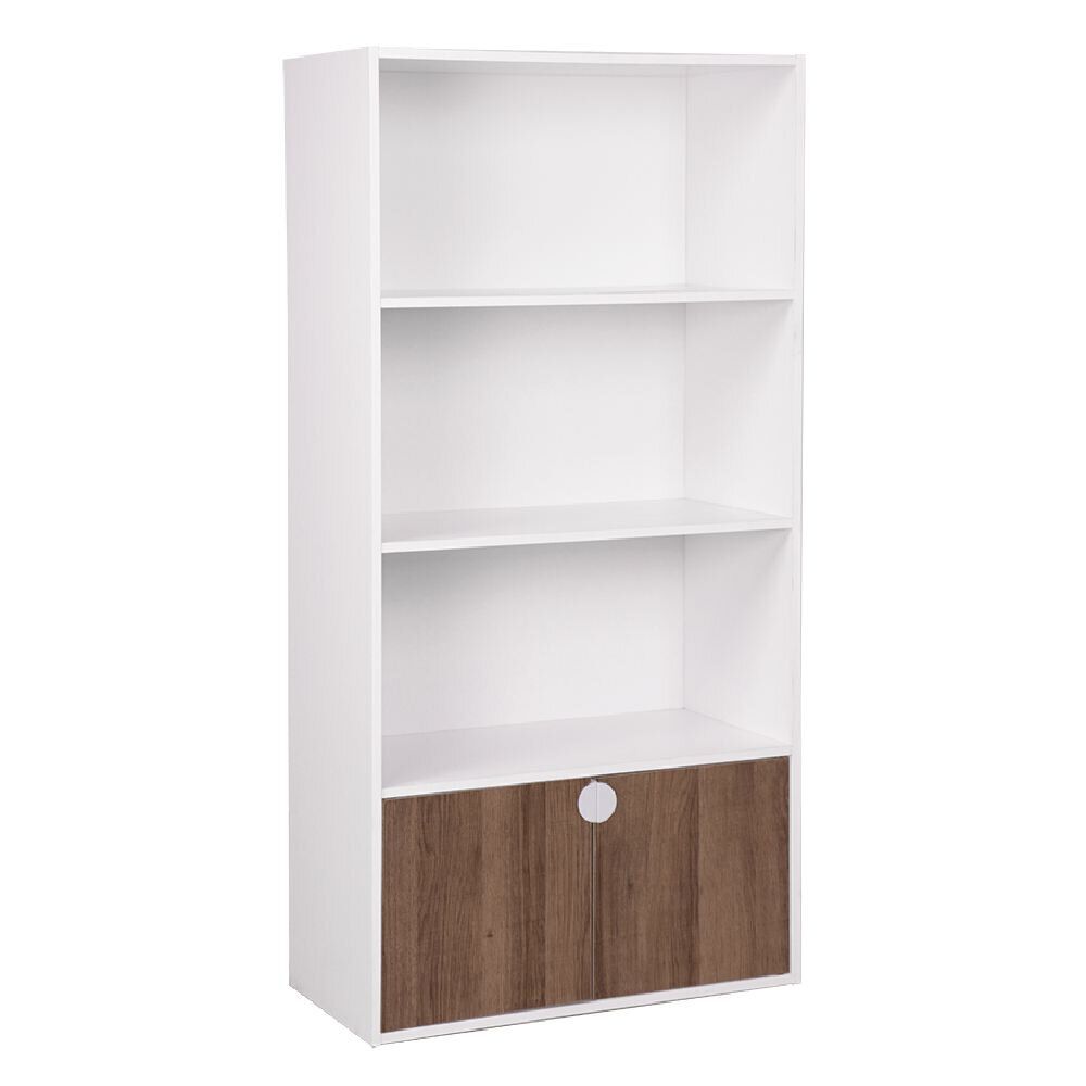 Étagère Adam MDF blanche 4 niveaux 59xH120x29,5cm