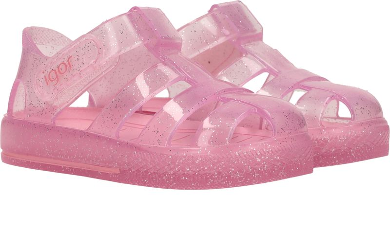 Igor Star Glitter Sandalen Roze Meisjes