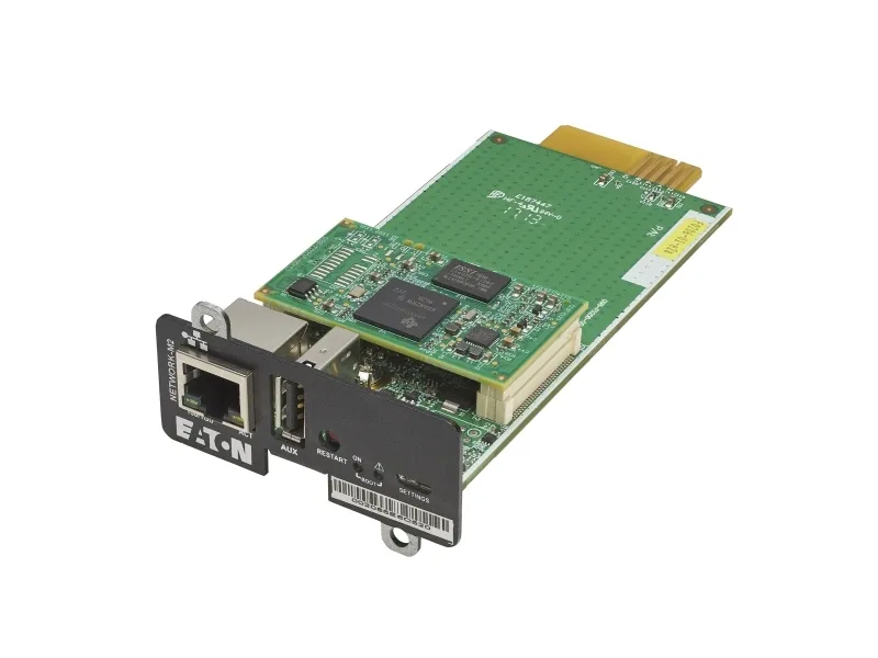 Eaton Cybersecure Gigabit NETWORK-M2 Card for UPS and PDU, UL 2900-1 and IEC 62443-4-2 Certified - Adapter for fjernadministration - Gigabit Ethernet x 1 - for 5P 1500 RACKMOUNT