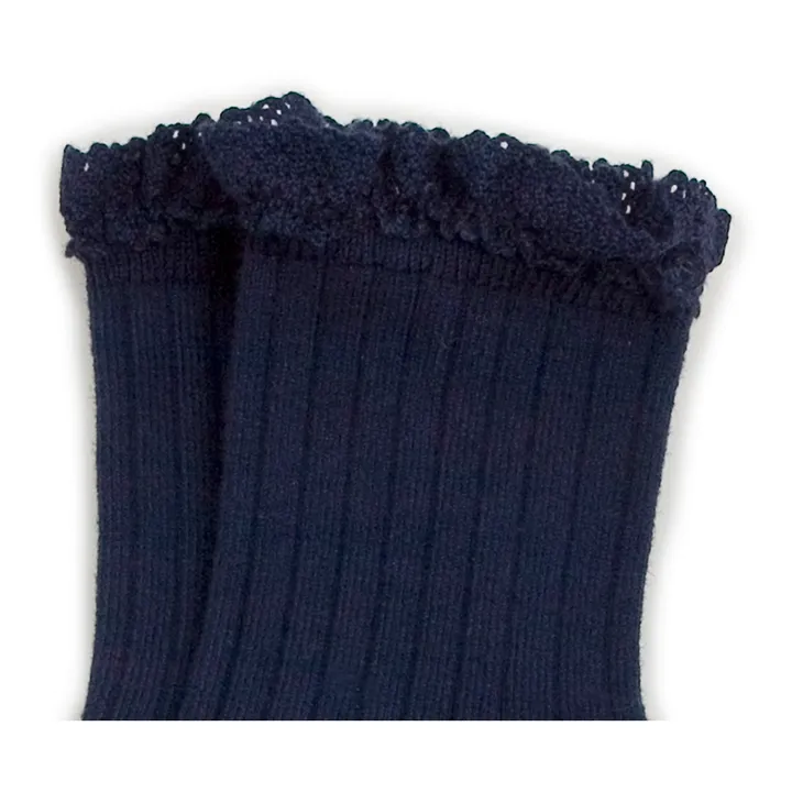 Collégien Chaussettes Lili | Bleu nuit