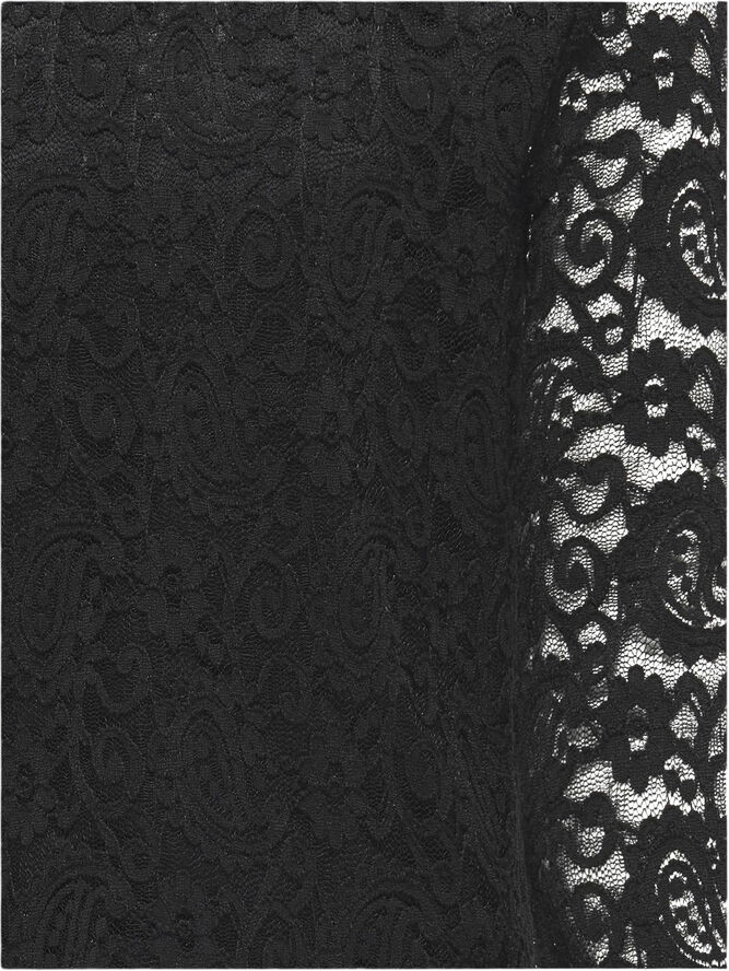 ONLY KOGMILLY L/S FLARED SLEEVE LACE TOP Sort