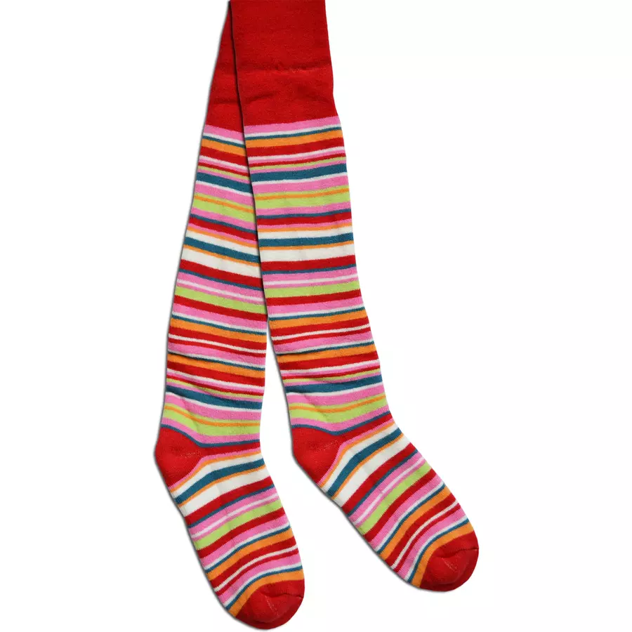 normani Kinder-Ringel-Thermostrumpfhose Rot