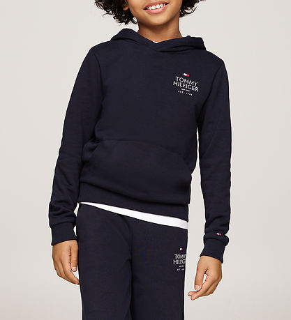 Tommy Hilfiger H?ttetr?je - TH Logo Puff - Desert Sky