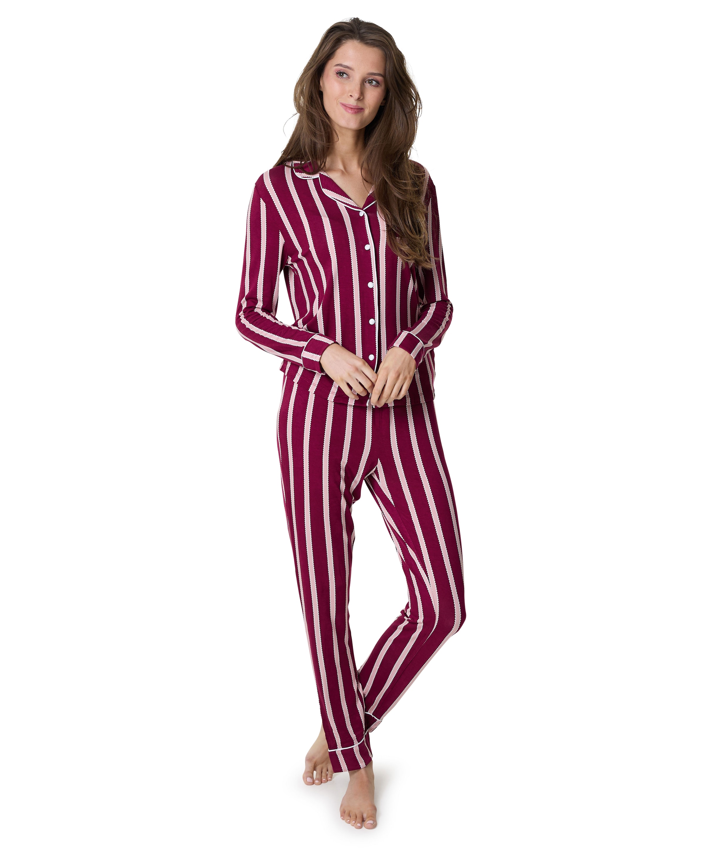 Pretty you London Dames pyjamaset roze