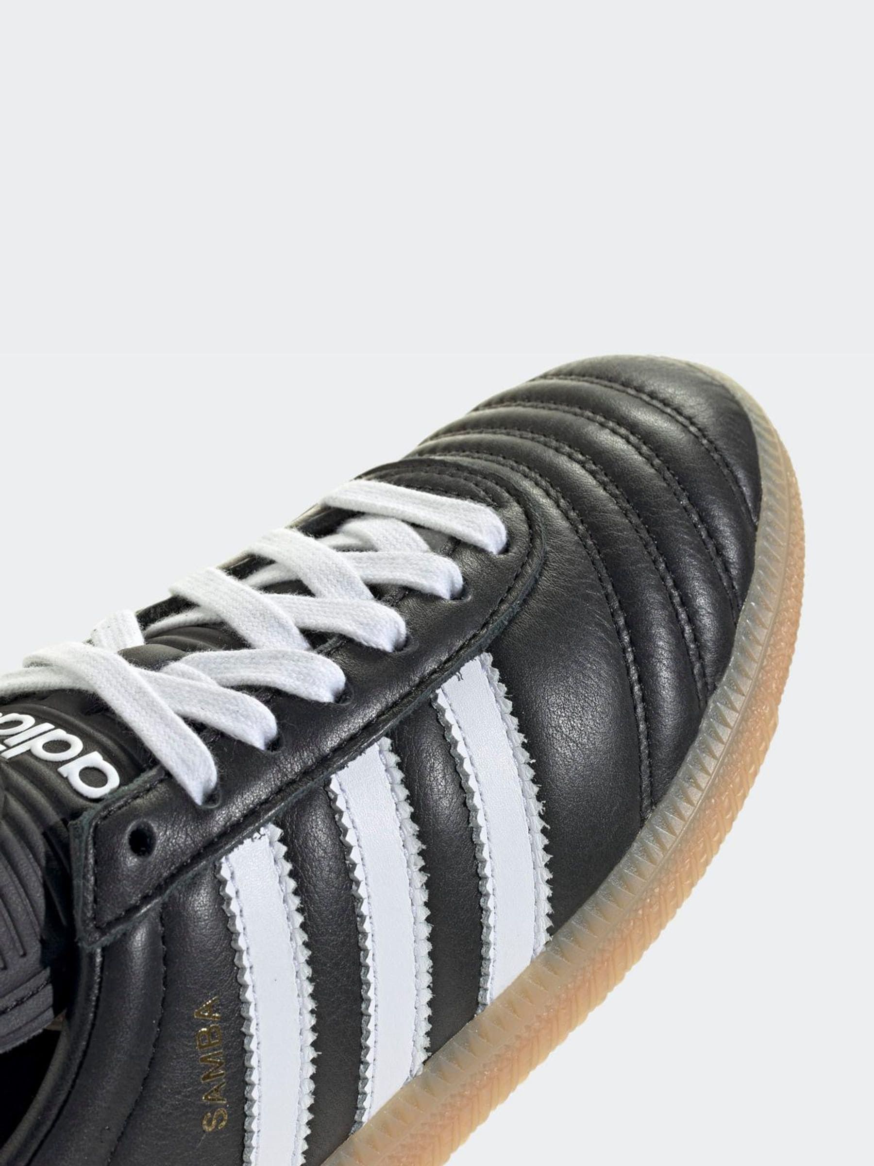 Zwart/wit - adidas Originals Samba JP Junior Trainers