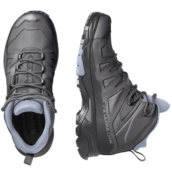 Chaussure de randonnée mid SALOMON X ULTRA 4 MID GORE-TEX W MAGNET BLACK ZEN BLUE