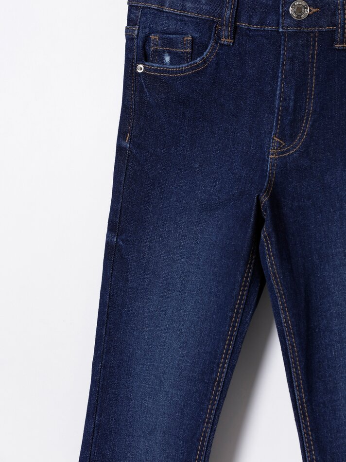 Calça jeans super skinny - Azul marinho escuro