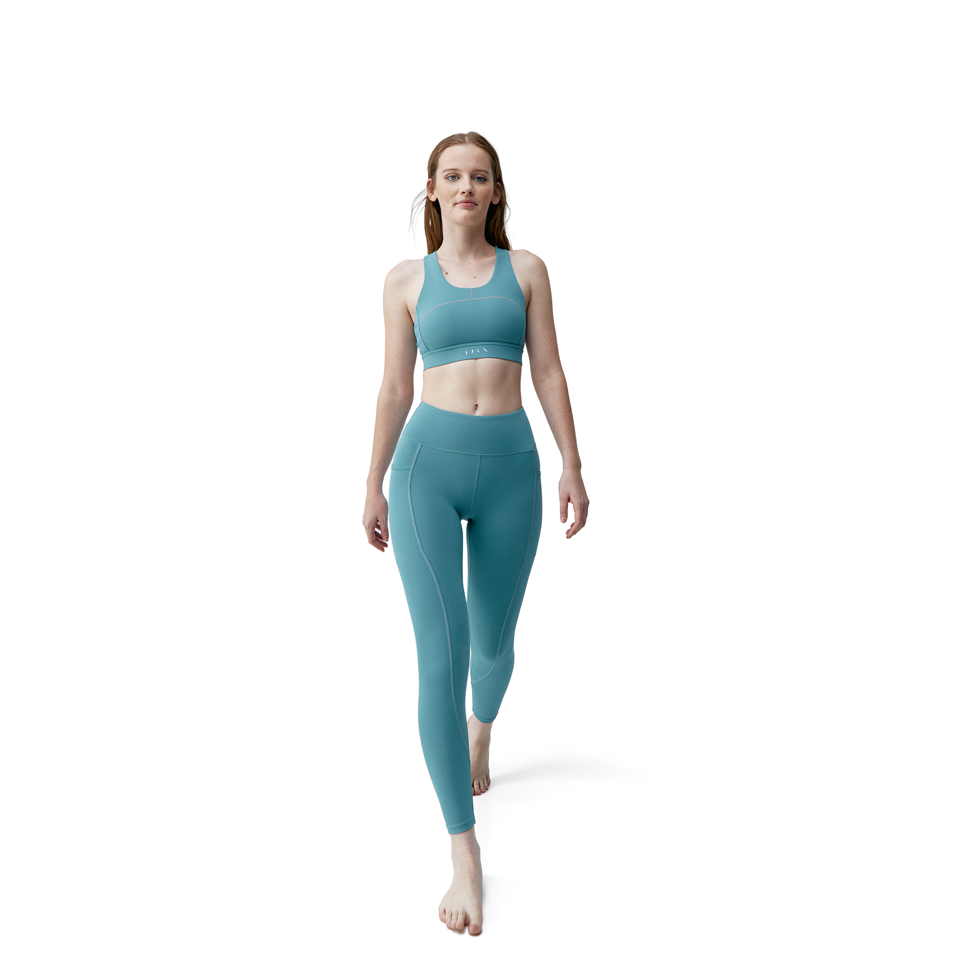 CAROLE - Legging carole à motifs réfléchissants | Bleu