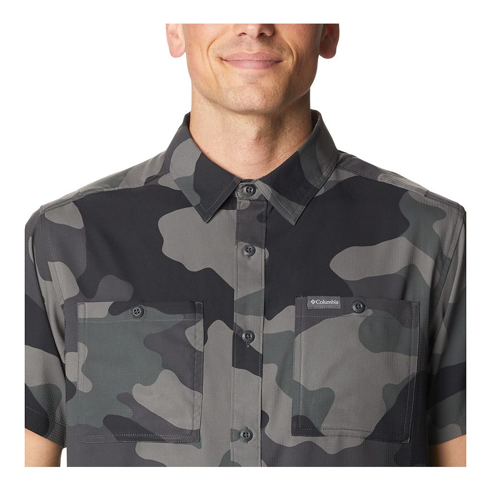 Columbia UTILIZER PRINTED WOVEN - Chemise Homme black mod camo