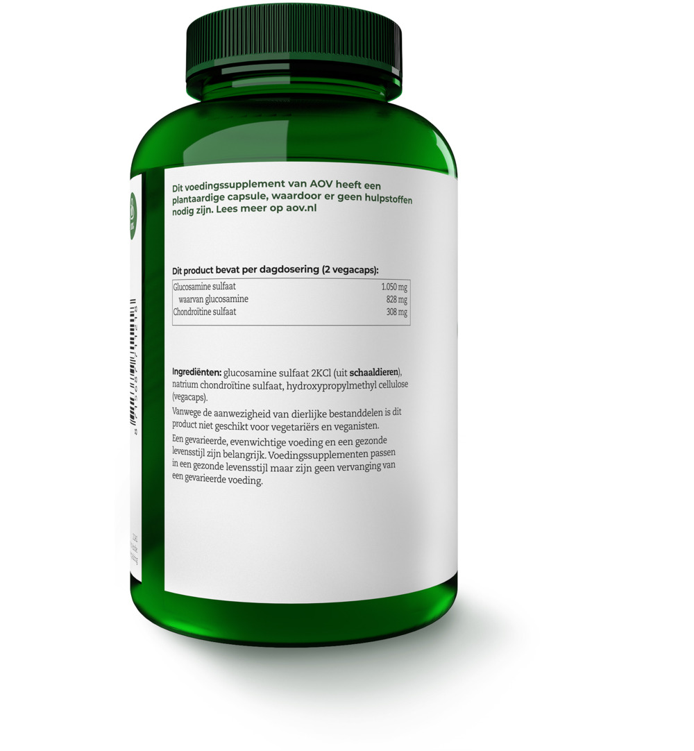 Aov 1121 Glucosamine & Chondroitine (180 vega capsules)