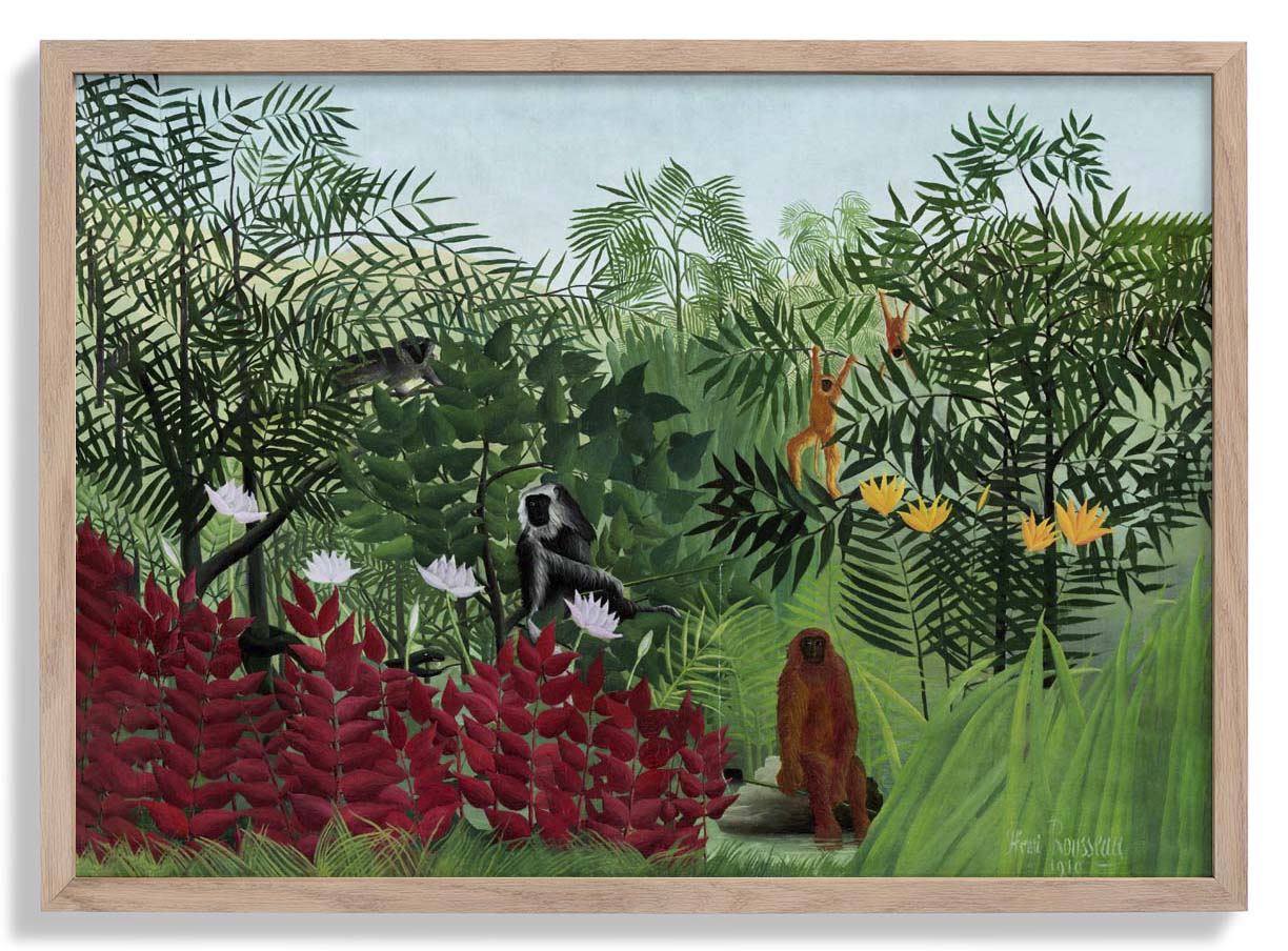 Tropischer Wald von Rousseau Kunstdruck