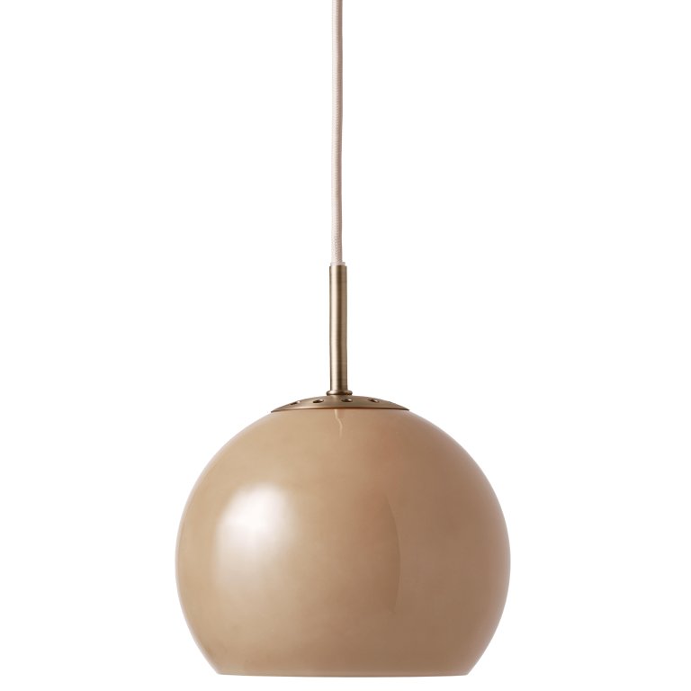 Frandsen Ball glass hanglamp Ø25 Cappuccino