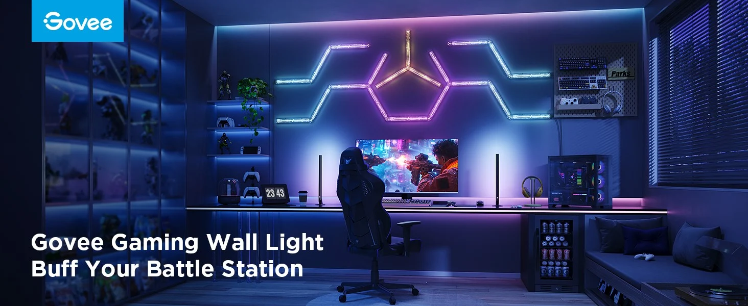 Govee - Gaming Wall Light (4+1) - Oplys Din Gamingoplevelse