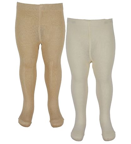Minymo trømpebukser - 2-Pak - Pale Gold