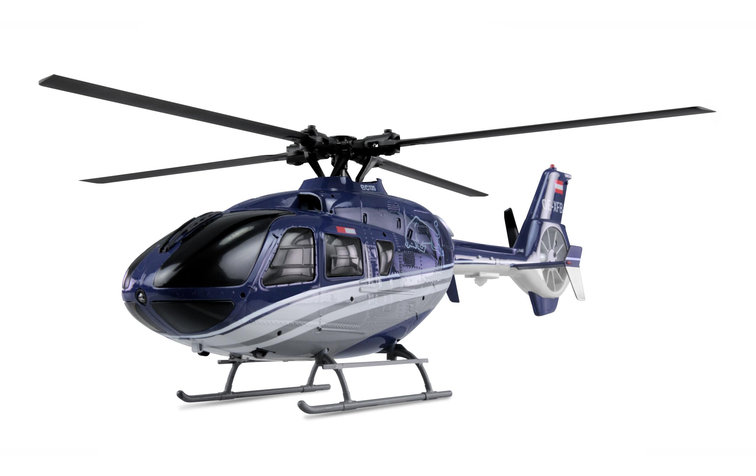 Helikopter EC135 Pro the Flying Bulls Brushless CP RTF<br>Pitch-gesteuerter Scale Heli mit 6G Gyro