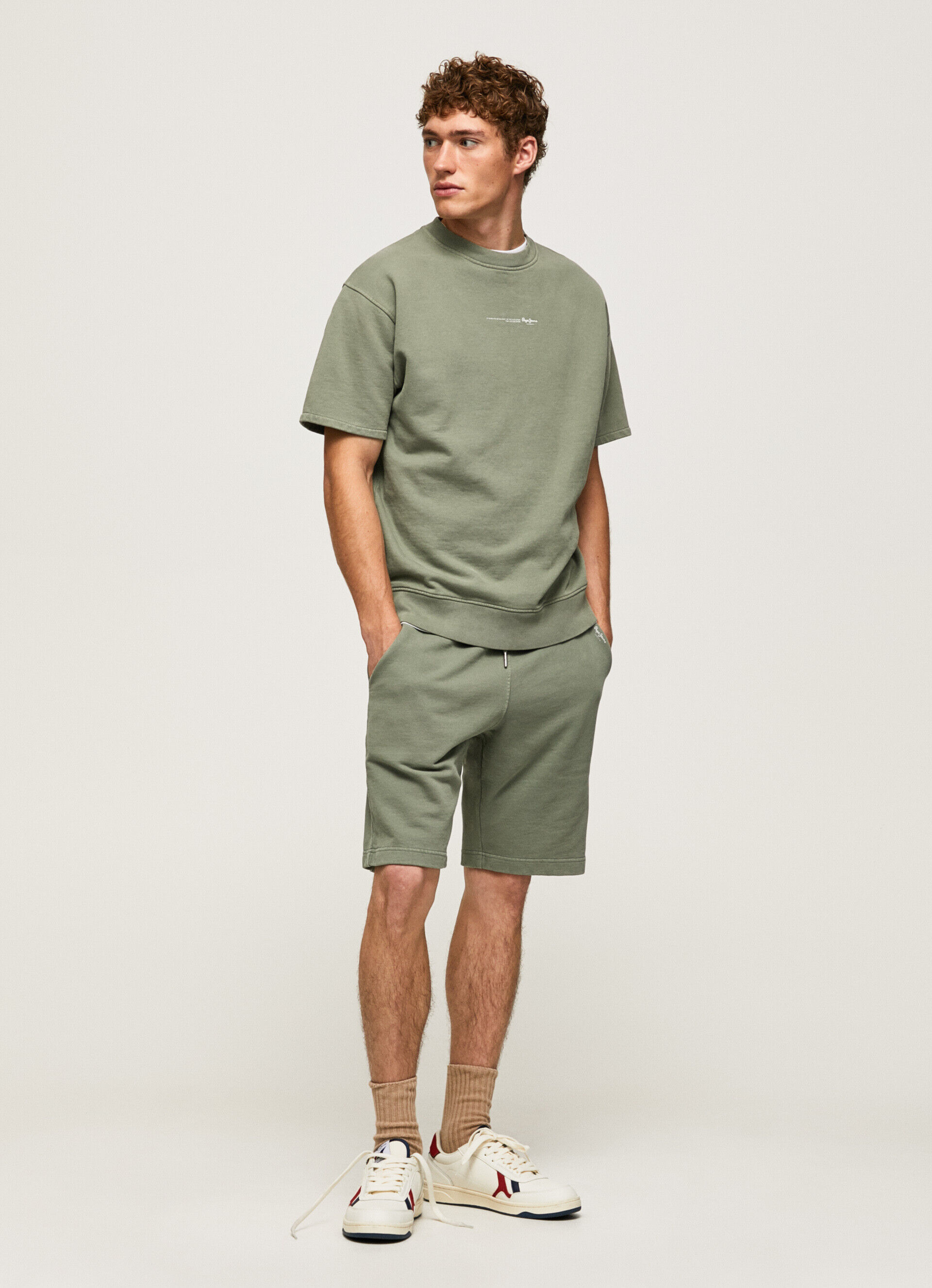DAVID SPORTS SHORTS - verde de arremesso