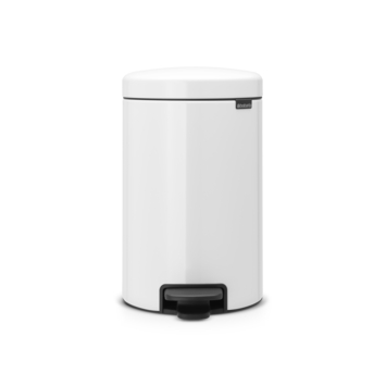 Brabantia prullenbak NewIcon 12 L wit
