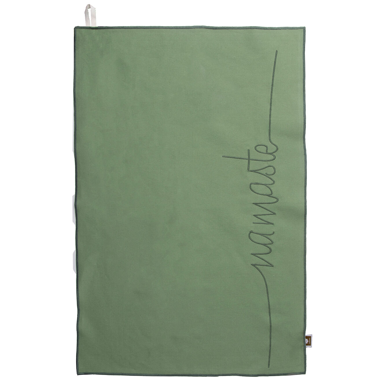 Febronie 2 Torchons en Coton Namaste vert lichen - 50x75 cm