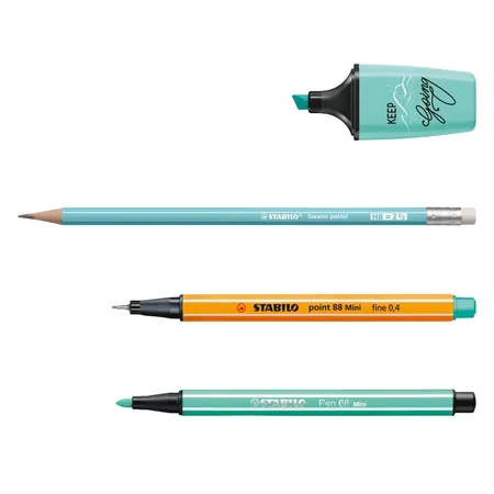 Stifte-Set – STABILO Pastellove Set – 35er Pack – Fineliner, Premium-Filzstifte, Textmarker & Bleistifte