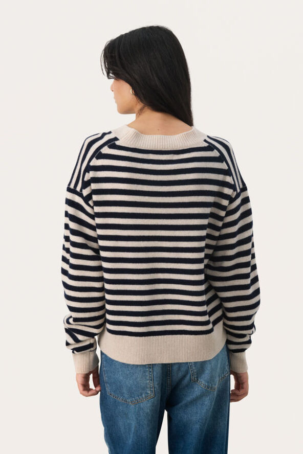 Part Two MariaPW PU French oak/dark navy