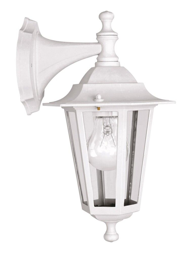 VEGGLAMPE EGLO LATERNA 5 NEDVENT HVIT-