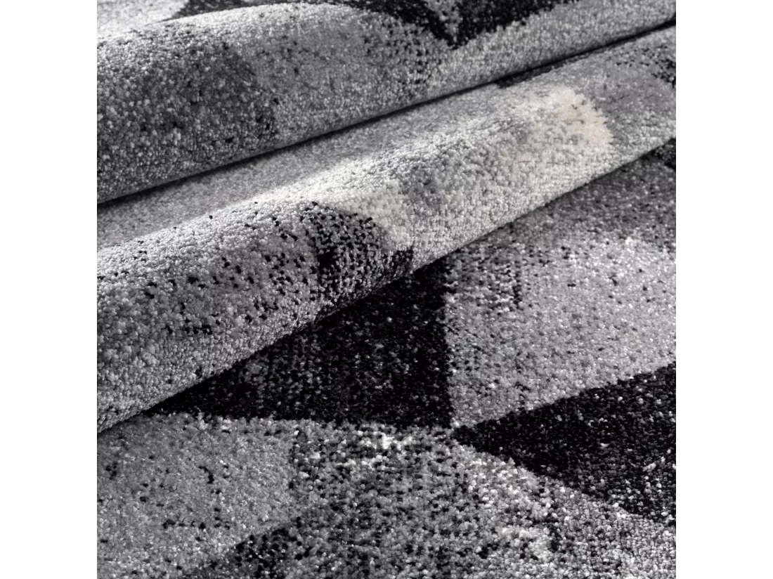 Tapis de couloir SERIE SAM GRIS NOIR 02